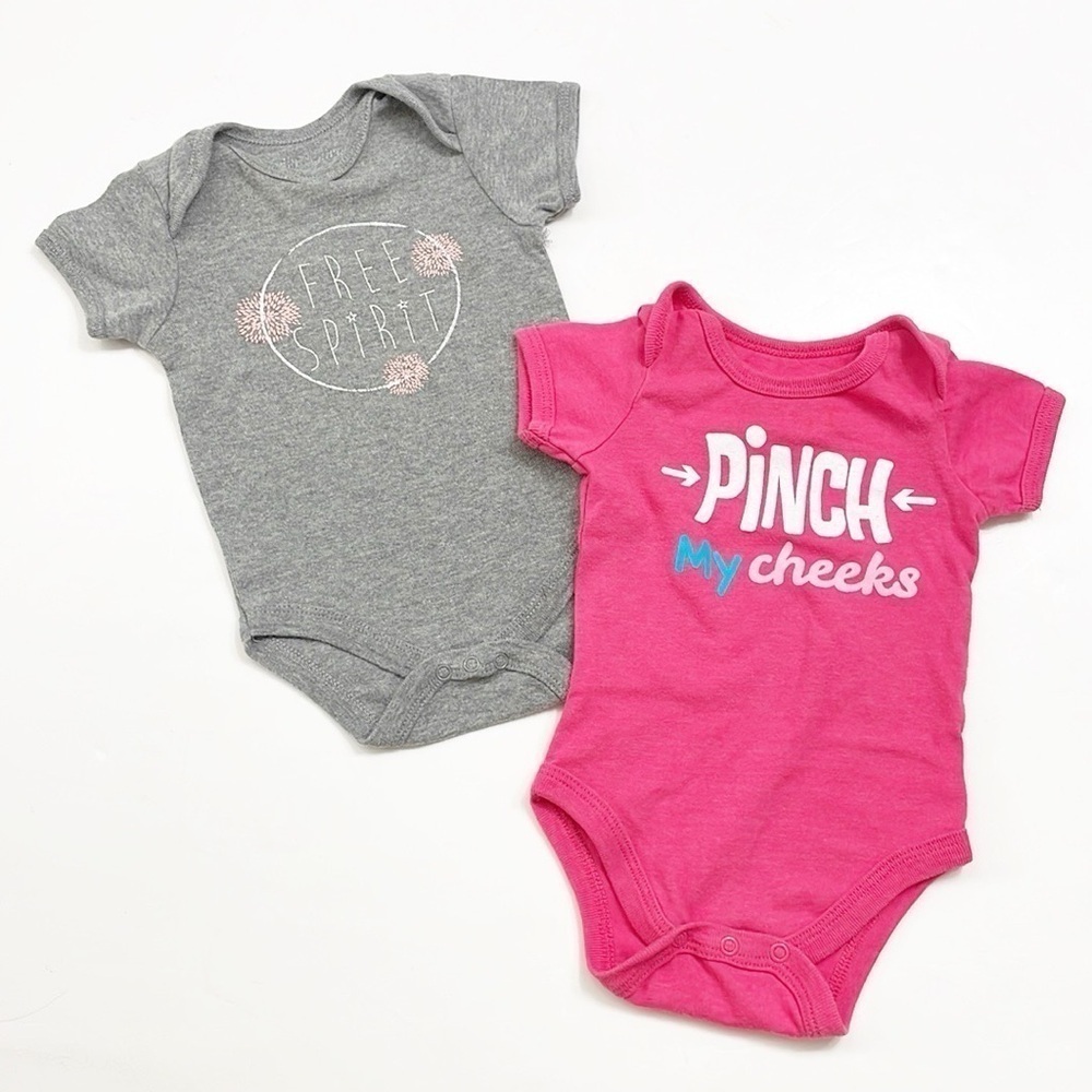 Emily & Oliver/Industry 9 baby girls bodysuits